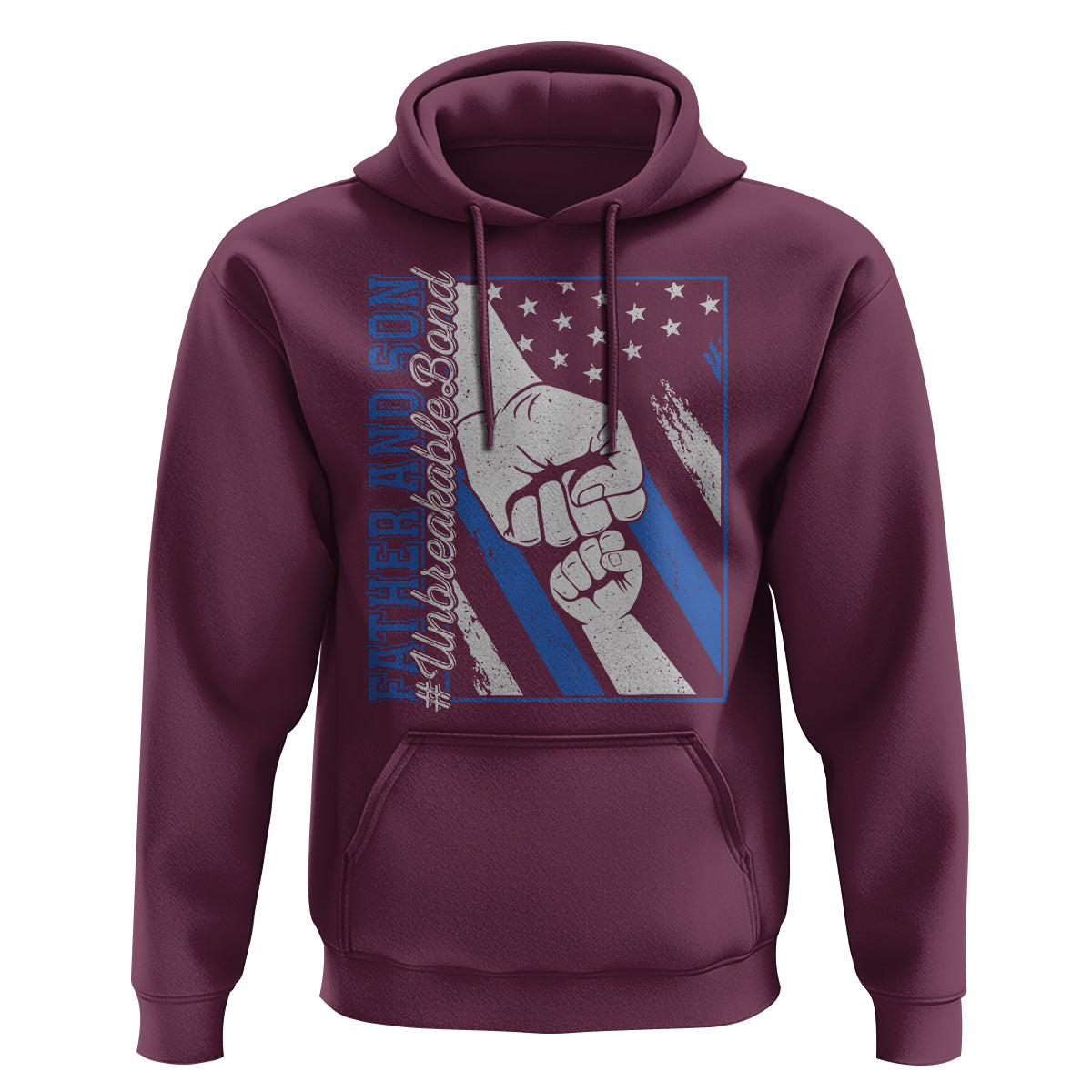 Father's Day Hoodie Father And Son Unbreakable Bond - Wonder Print Shop