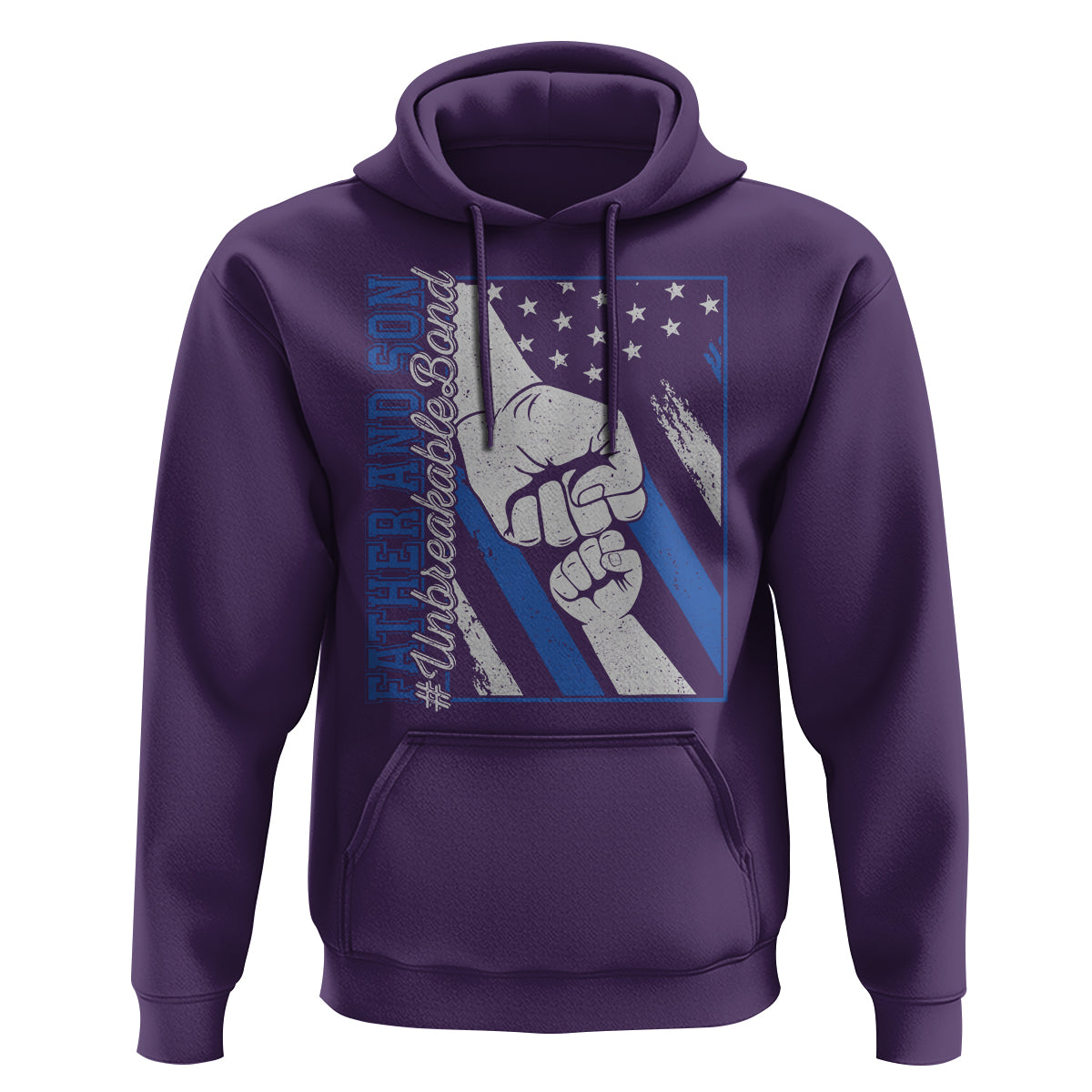 Father's Day Hoodie Father And Son Unbreakable Bond - Wonder Print Shop