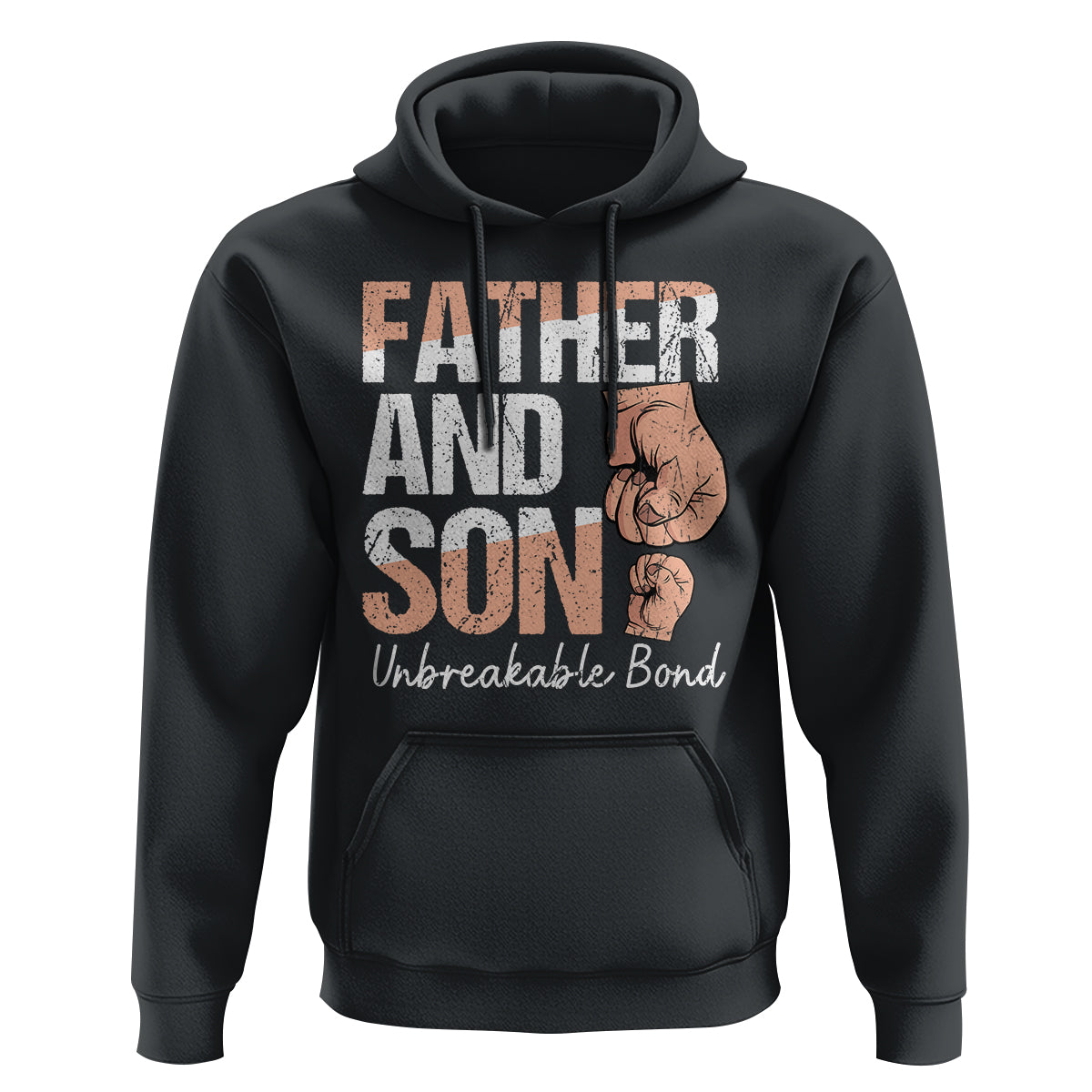 Father And Son Hoodie Unbreakable Bond Father's Day - Wonder Print Shop