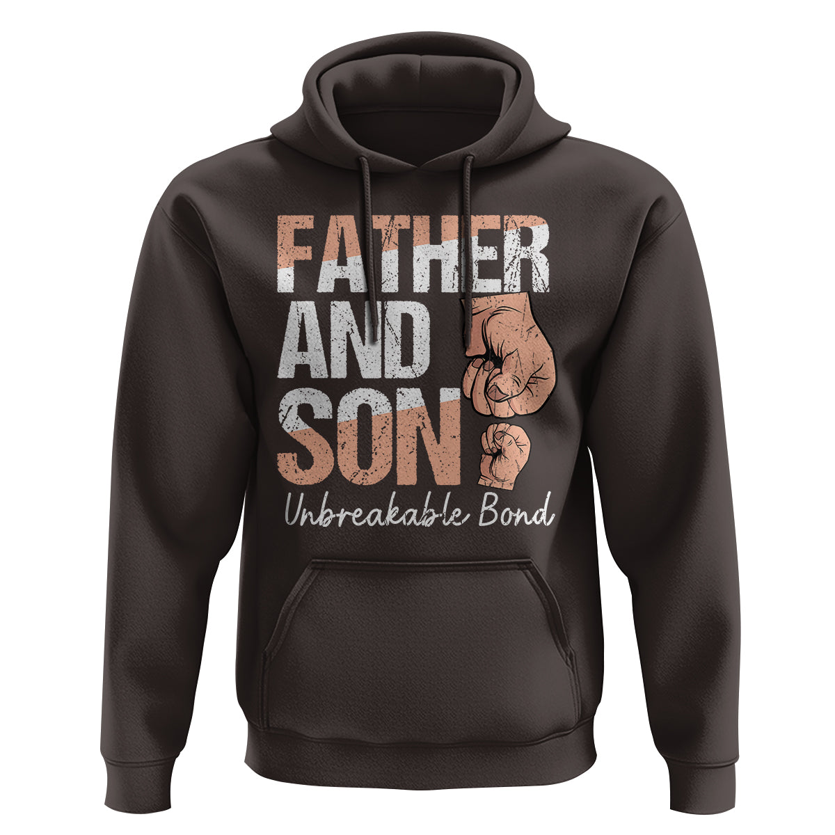 Father And Son Hoodie Unbreakable Bond Father's Day - Wonder Print Shop