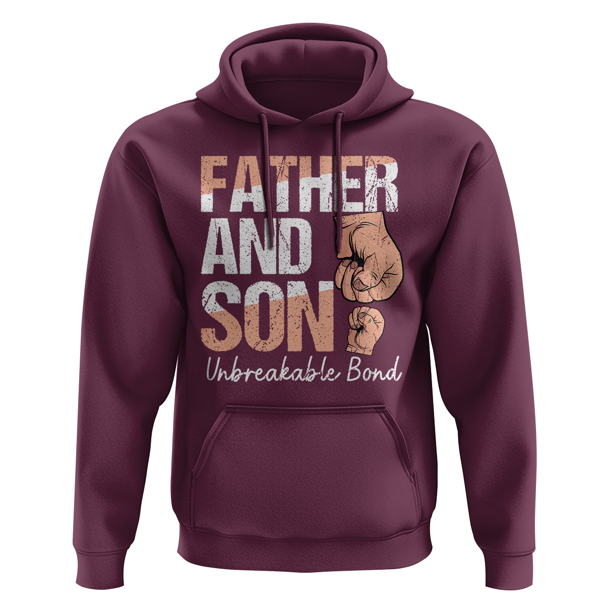 Father And Son Hoodie Unbreakable Bond Father's Day - Wonder Print Shop