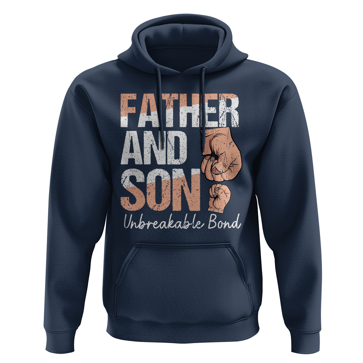 Father And Son Hoodie Unbreakable Bond Father's Day - Wonder Print Shop