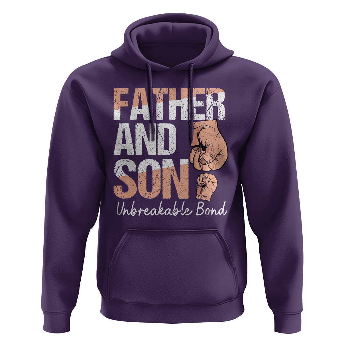 Father And Son Hoodie Unbreakable Bond Father's Day - Wonder Print Shop