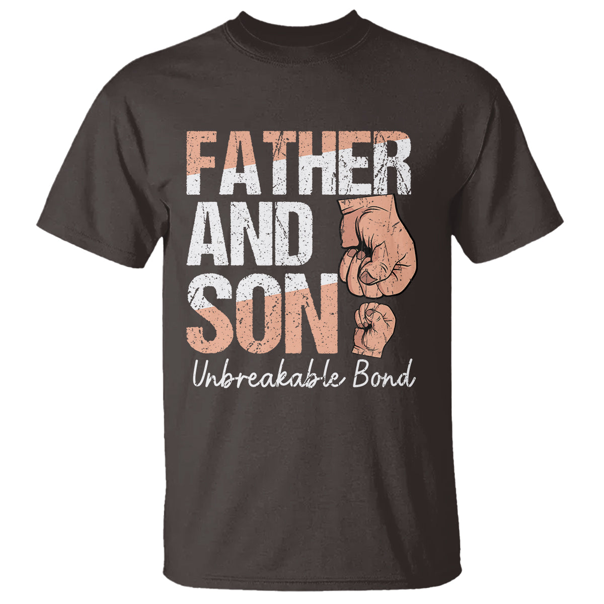 Father And Son T Shirt Unbreakable Bond Father's Day - Wonder Print Shop