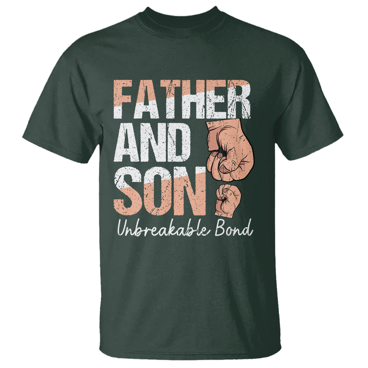 Father And Son T Shirt Unbreakable Bond Father's Day - Wonder Print Shop
