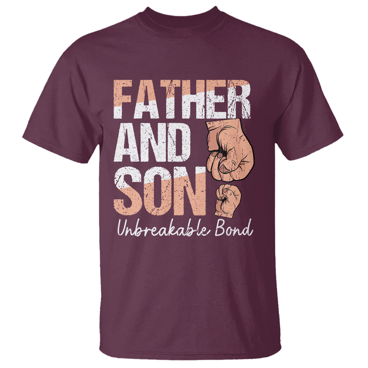 Father And Son T Shirt Unbreakable Bond Father's Day - Wonder Print Shop