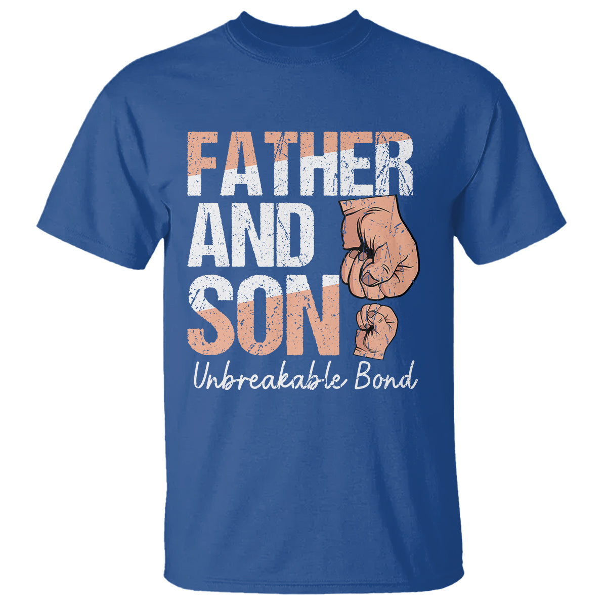 Father And Son T Shirt Unbreakable Bond Father's Day - Wonder Print Shop