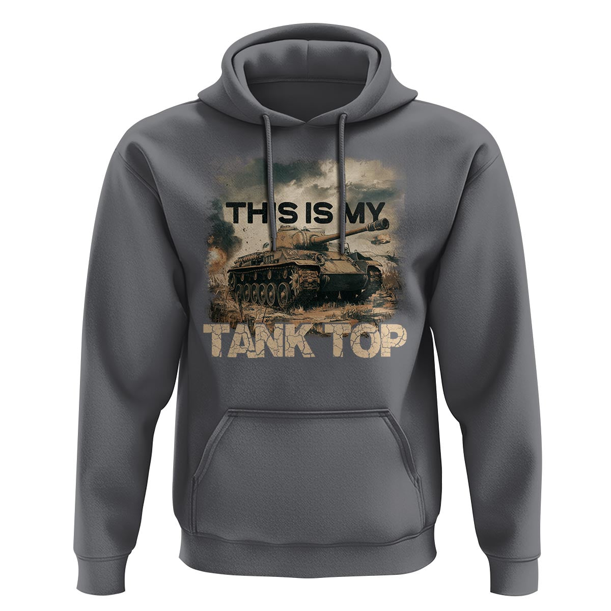 This Is My Tank Top Hoodie Funny Military Pun - Wonder Print Shop