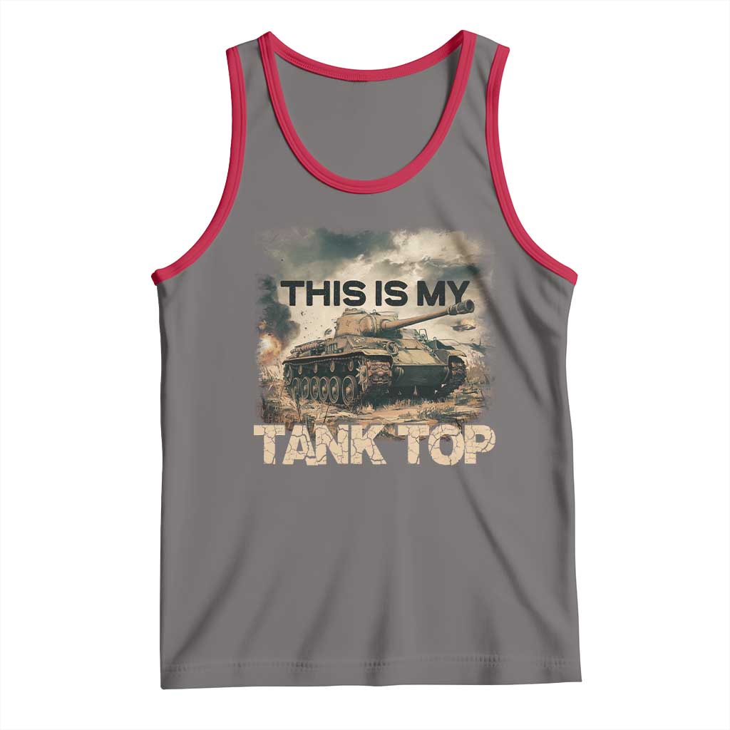 This Is My Tank Top Tank Top Funny Military Pun