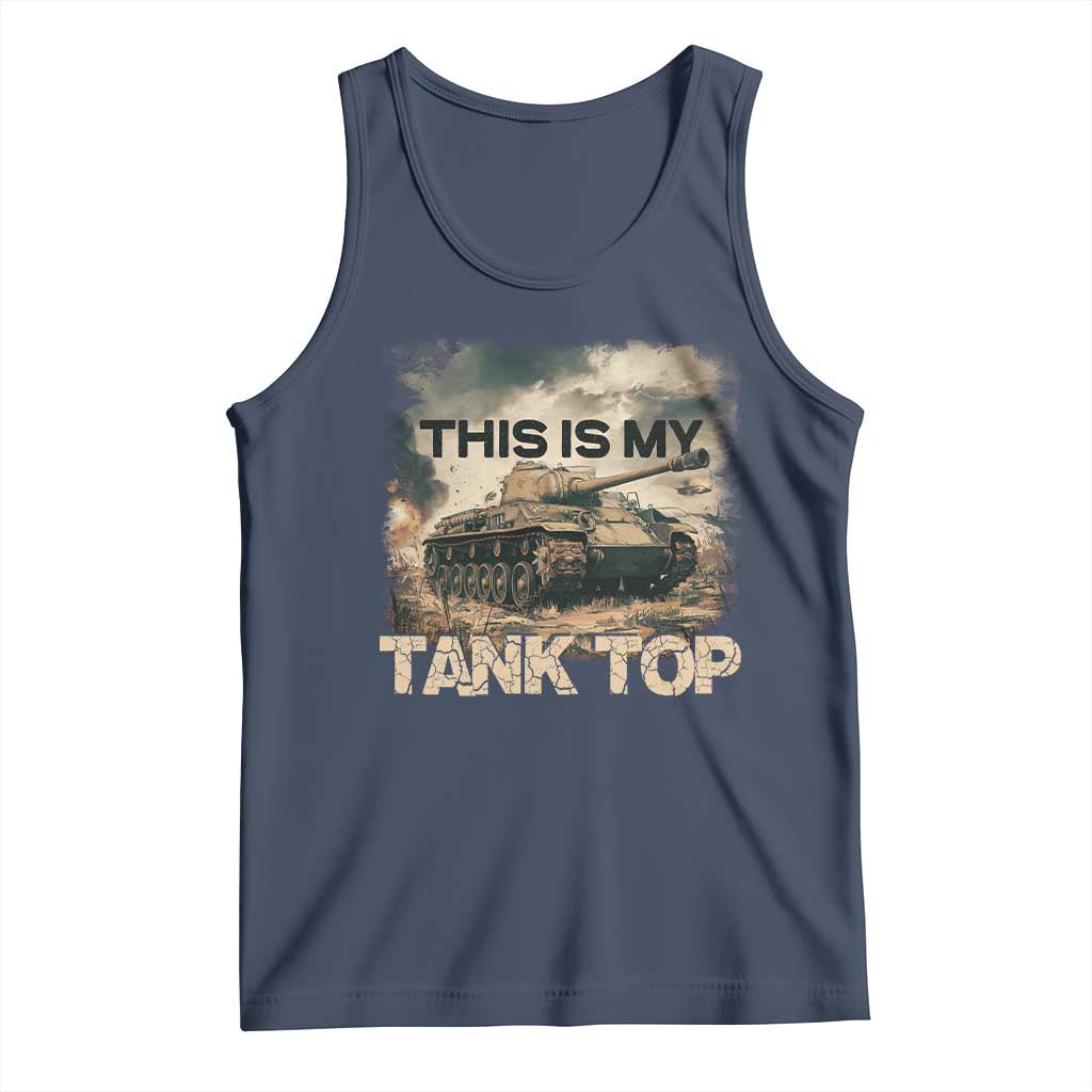 This Is My Tank Top Tank Top Funny Military Pun