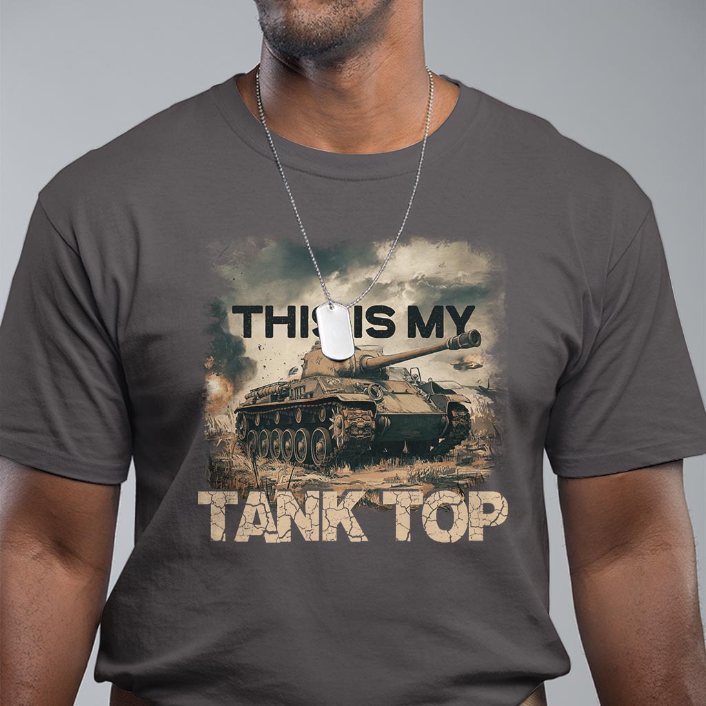 This Is My Tank Top T Shirt Funny Military Pun - Wonder Print Shop