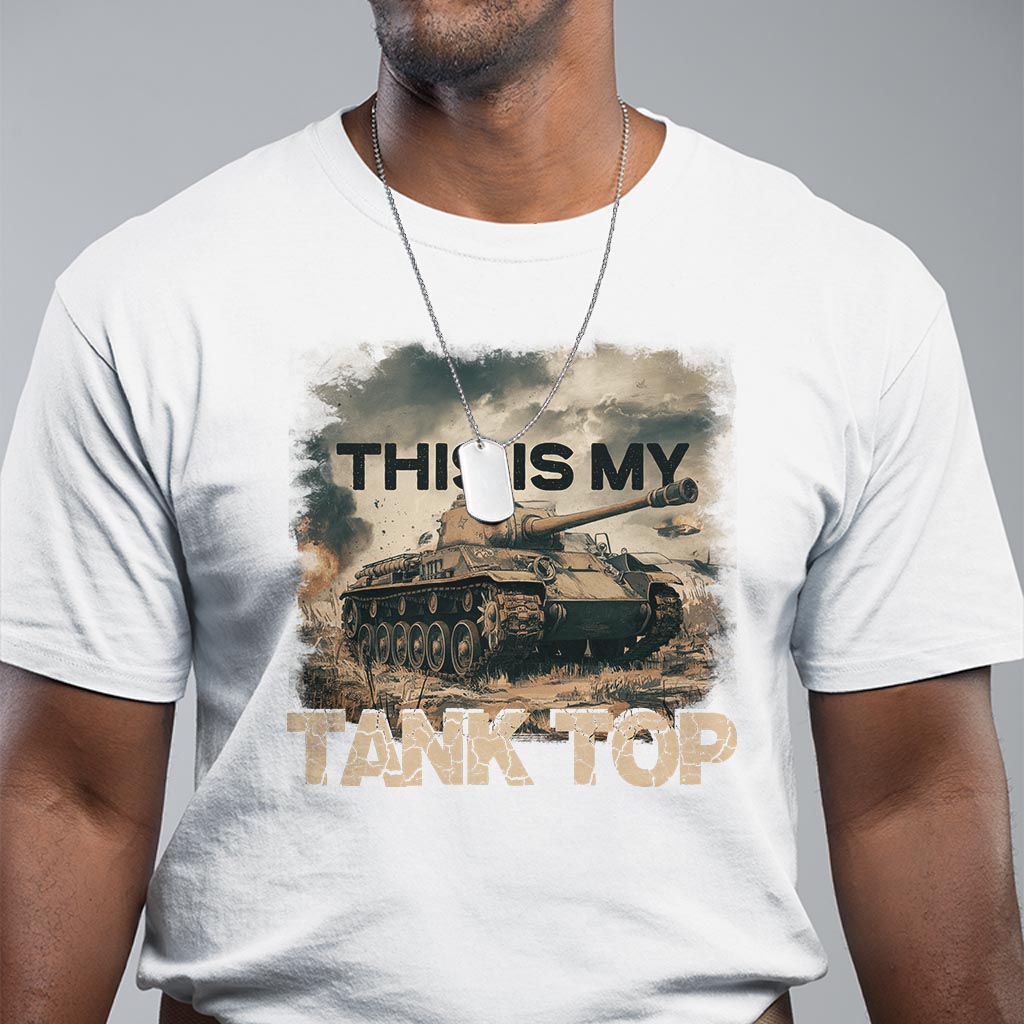 This Is My Tank Top T Shirt Funny Military Pun - Wonder Print Shop