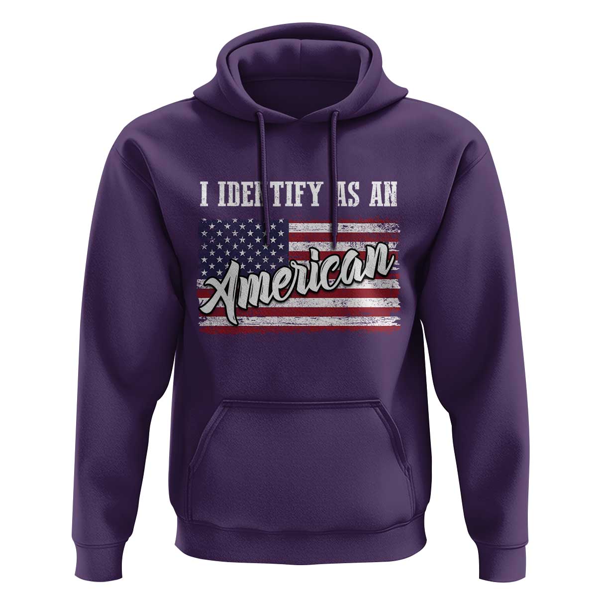 American Patriotic Hoodie I IDentify As An American TS09