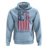 American Patriotic Hoodie One Nation Under God Christ Christian - Wonder Print Shop