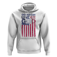 American Patriotic Hoodie One Nation Under God Christ Christian - Wonder Print Shop