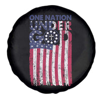 American Patriotic Spare Tire Cover One Nation Under God Christ Christian