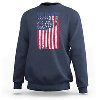 American Patriotic Sweatshirt One Nation Under God Christ Christian - Wonder Print Shop