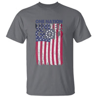 American Patriotic T Shirt One Nation Under God Christ Christian - Wonder Print Shop