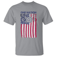 American Patriotic T Shirt One Nation Under God Christ Christian - Wonder Print Shop