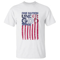 American Patriotic T Shirt One Nation Under God Christ Christian - Wonder Print Shop