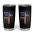 Christian American Patriotic Tumbler Cup Stand For The Flag Kneel For The Cross