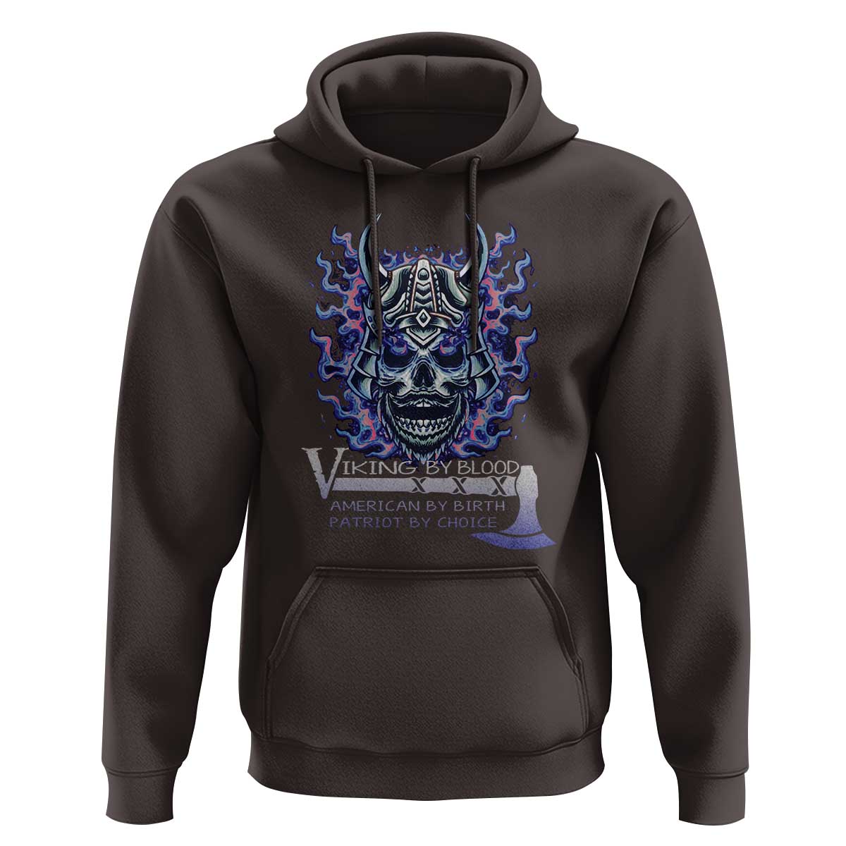 Viking By Blood American By Birth Patriot By Choice Hoodie - Wonder Print Shop