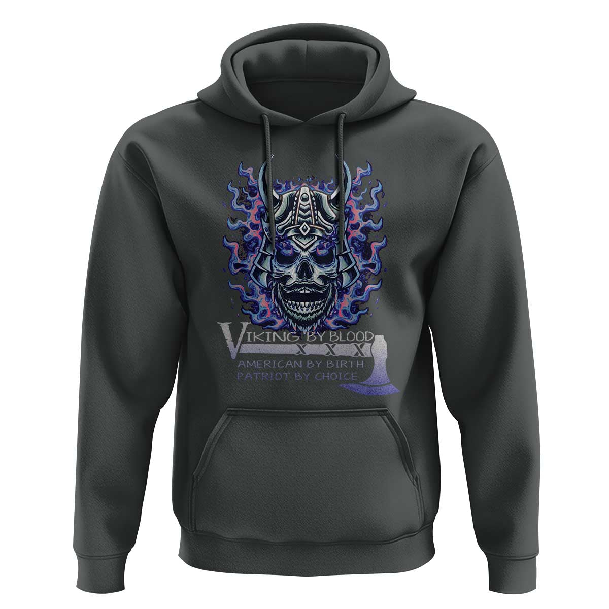 Viking By Blood American By Birth Patriot By Choice Hoodie - Wonder Print Shop