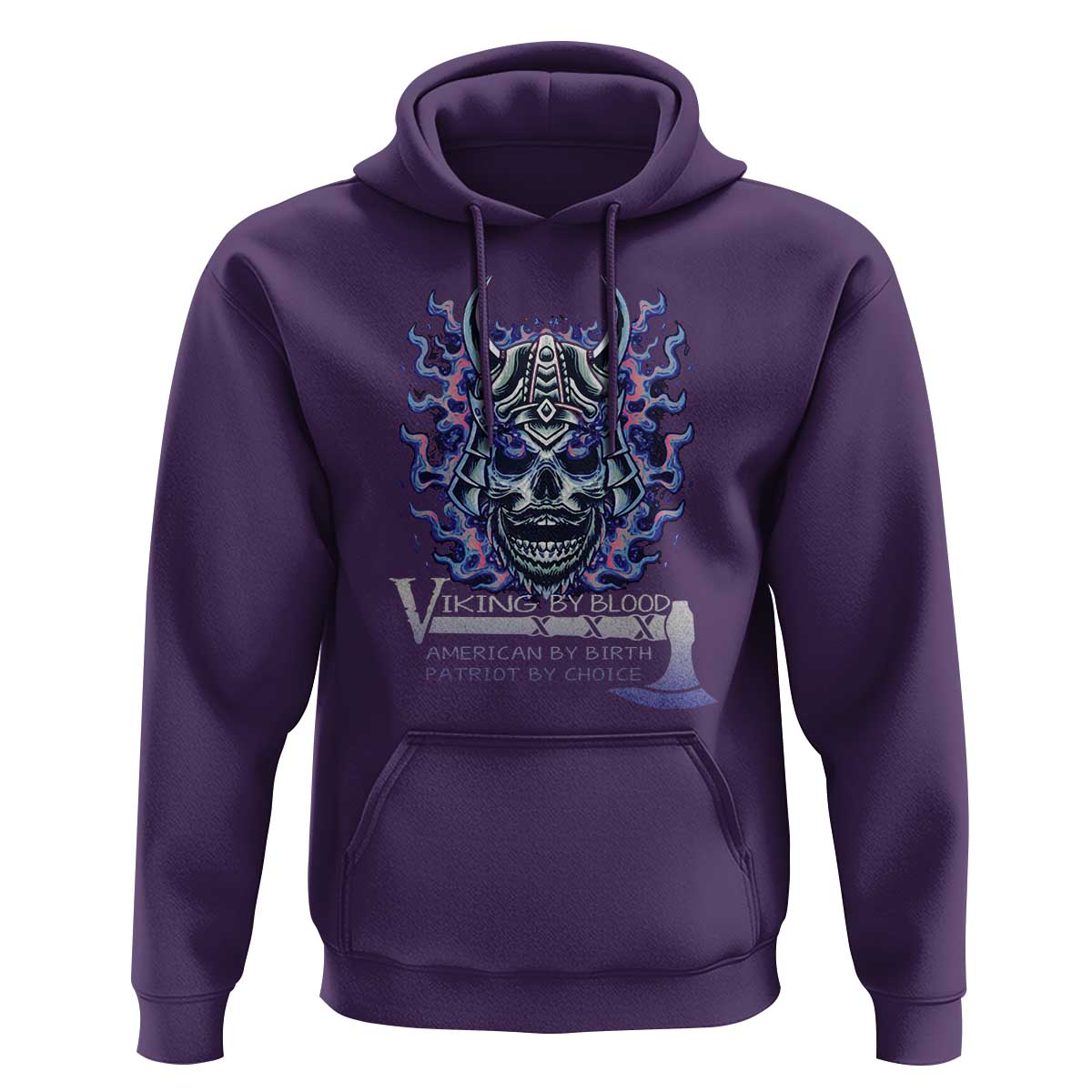 Viking By Blood American By Birth Patriot By Choice Hoodie - Wonder Print Shop