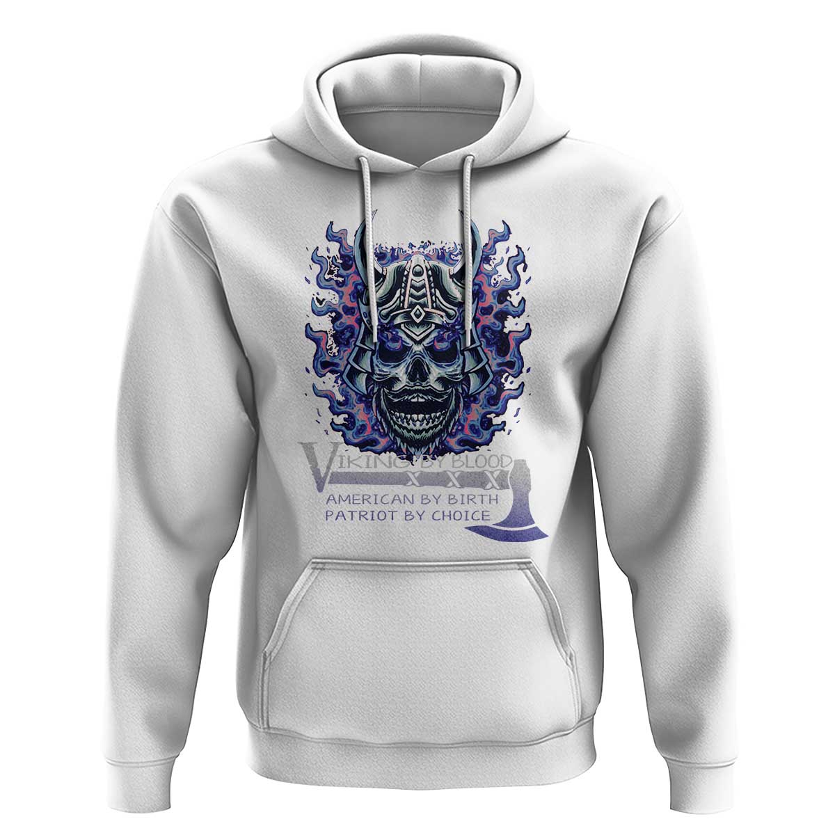 Viking By Blood American By Birth Patriot By Choice Hoodie - Wonder Print Shop