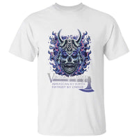 Viking By Blood American By Birth Patriot By Choice T Shirt - Wonder Print Shop