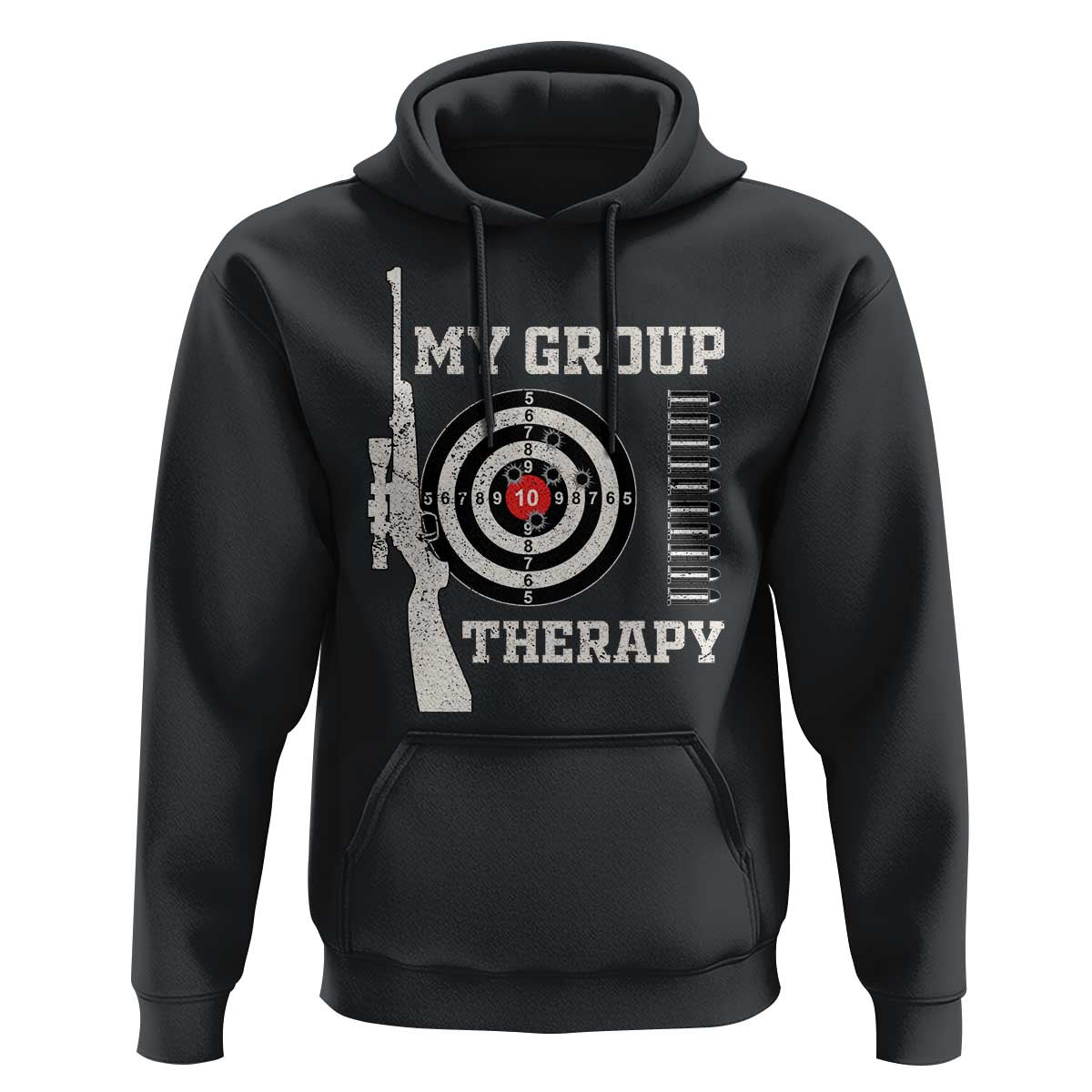 Gun Lover Hoodie My Group Therapy Shooting - Wonder Print Shop
