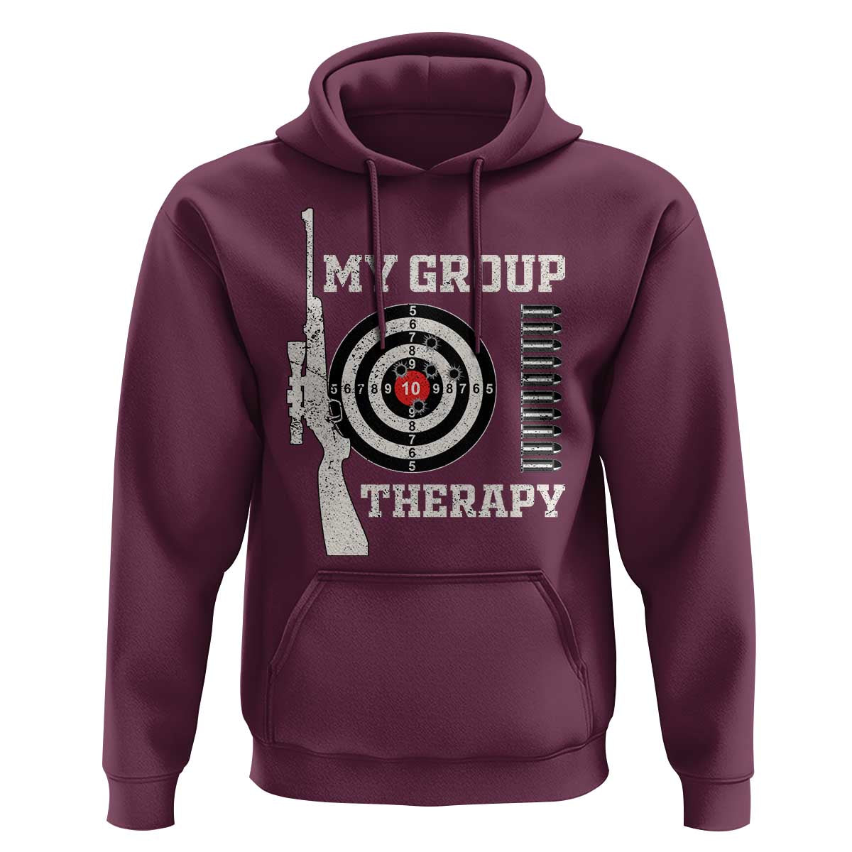 Gun Lover Hoodie My Group Therapy Shooting - Wonder Print Shop