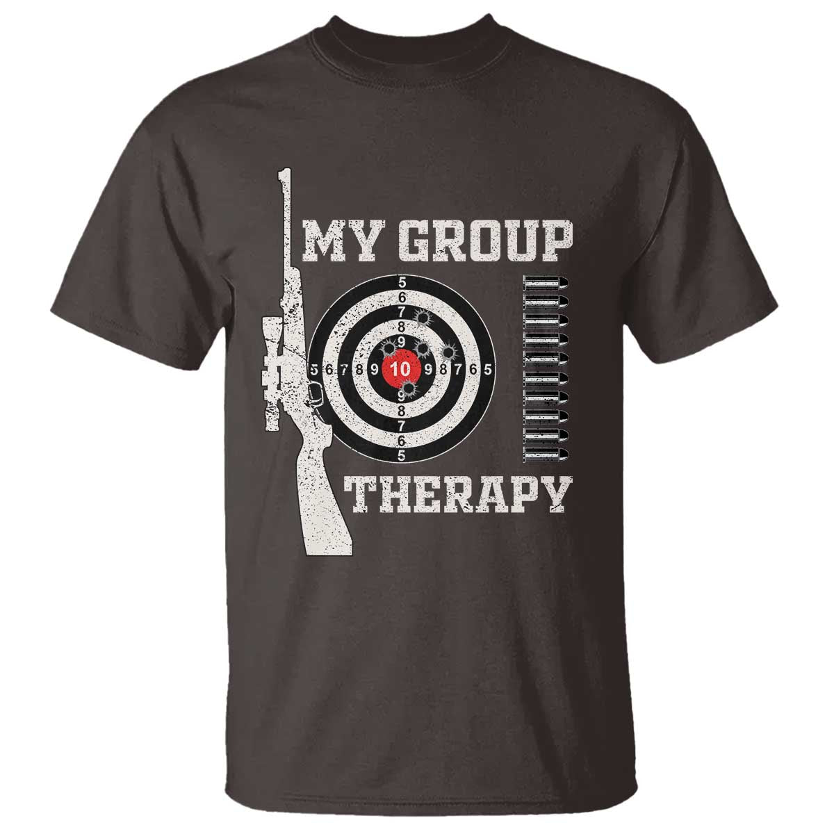 Gun Lover T Shirt My Group Therapy Shooting - Wonder Print Shop
