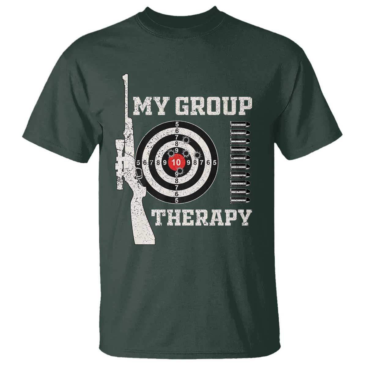 Gun Lover T Shirt My Group Therapy Shooting - Wonder Print Shop