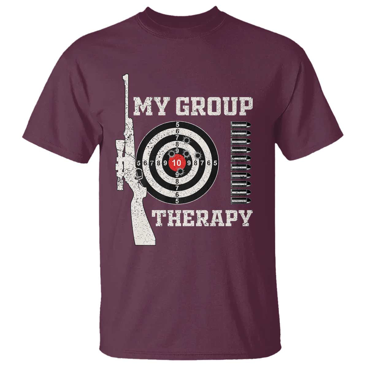 Gun Lover T Shirt My Group Therapy Shooting - Wonder Print Shop
