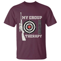 Gun Lover T Shirt My Group Therapy Shooting - Wonder Print Shop