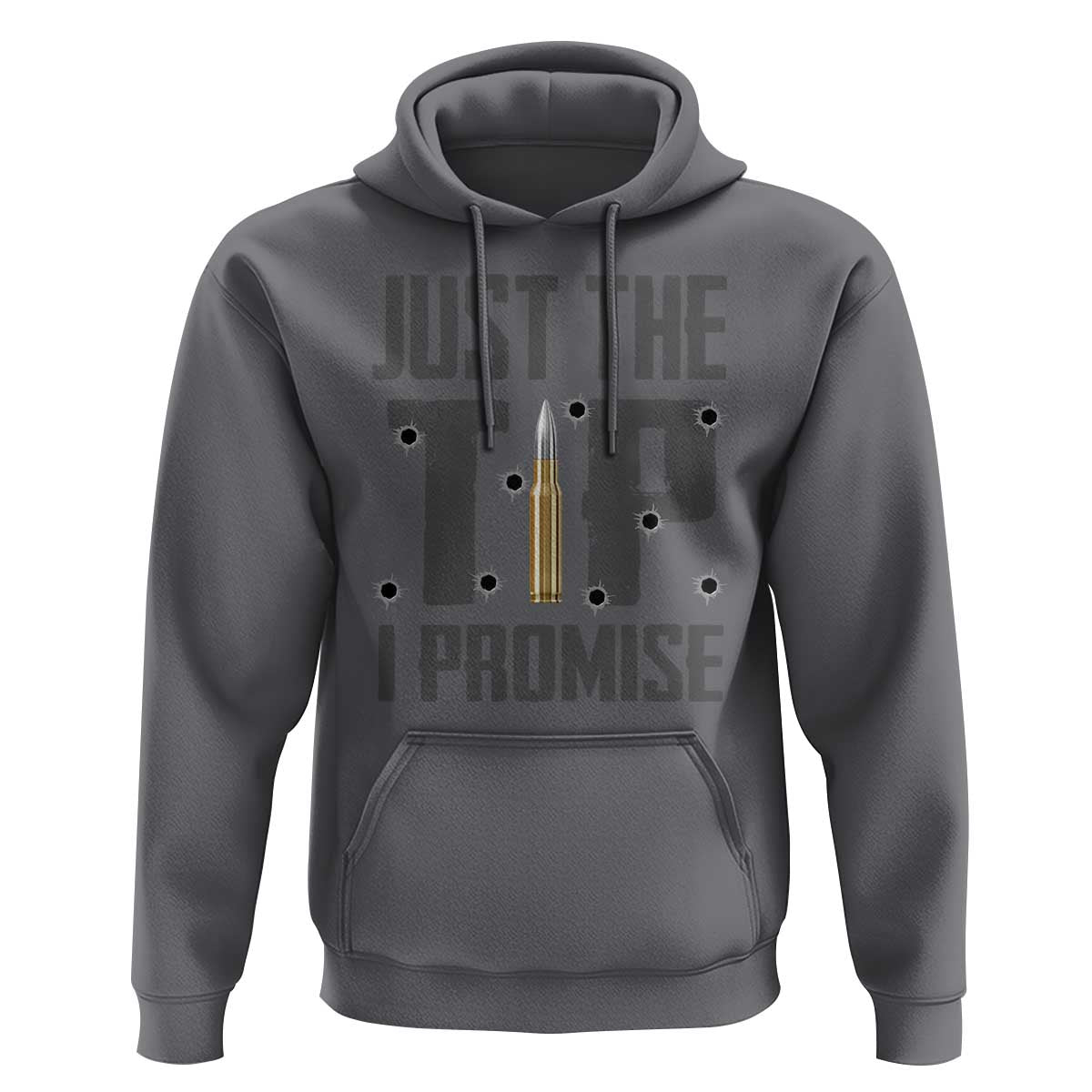 Funny Gun Lover Hoodie Just The Tip I Promise - Wonder Print Shop
