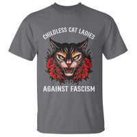 Childless Cat Ladies T Shirt Against Fascism Traditional Tattoo Cat - Wonder Print Shop