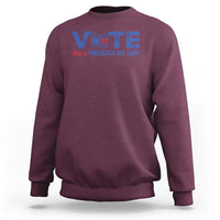 VOTE Like A Childless Cat Lady Sweatshirt - Wonder Print Shop