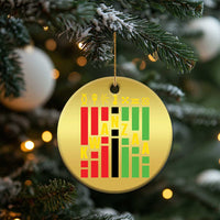 7 Principles Of Kwanzaa African American Christmas Ornament - Wonder Print Shop