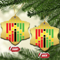 7 Principles Of Kwanzaa African American Christmas Ornament - Wonder Print Shop