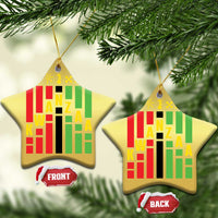 7 Principles Of Kwanzaa African American Christmas Ornament - Wonder Print Shop