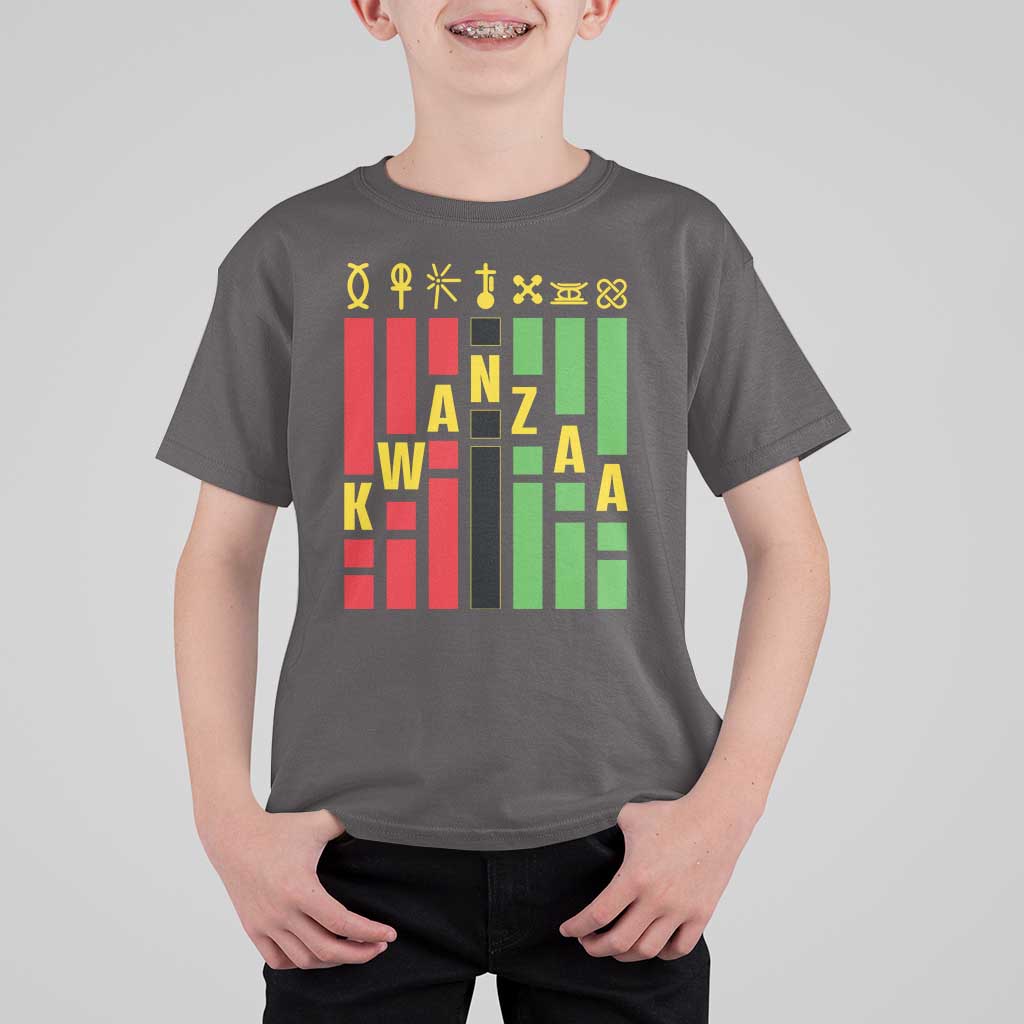7 Principles Of Kwanzaa African American T Shirt For Kid - Wonder Print Shop