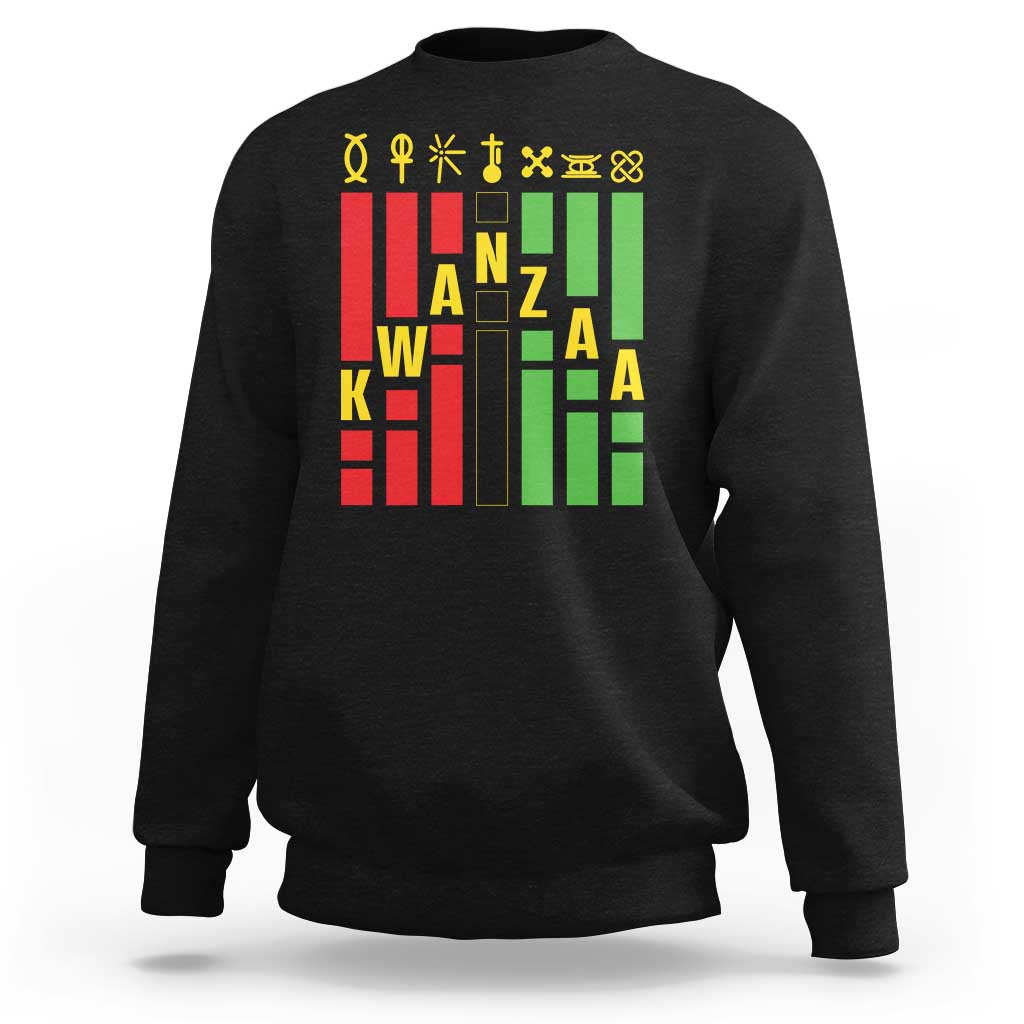 7 Principles Of Kwanzaa African American Sweatshirt - Wonder Print Shop