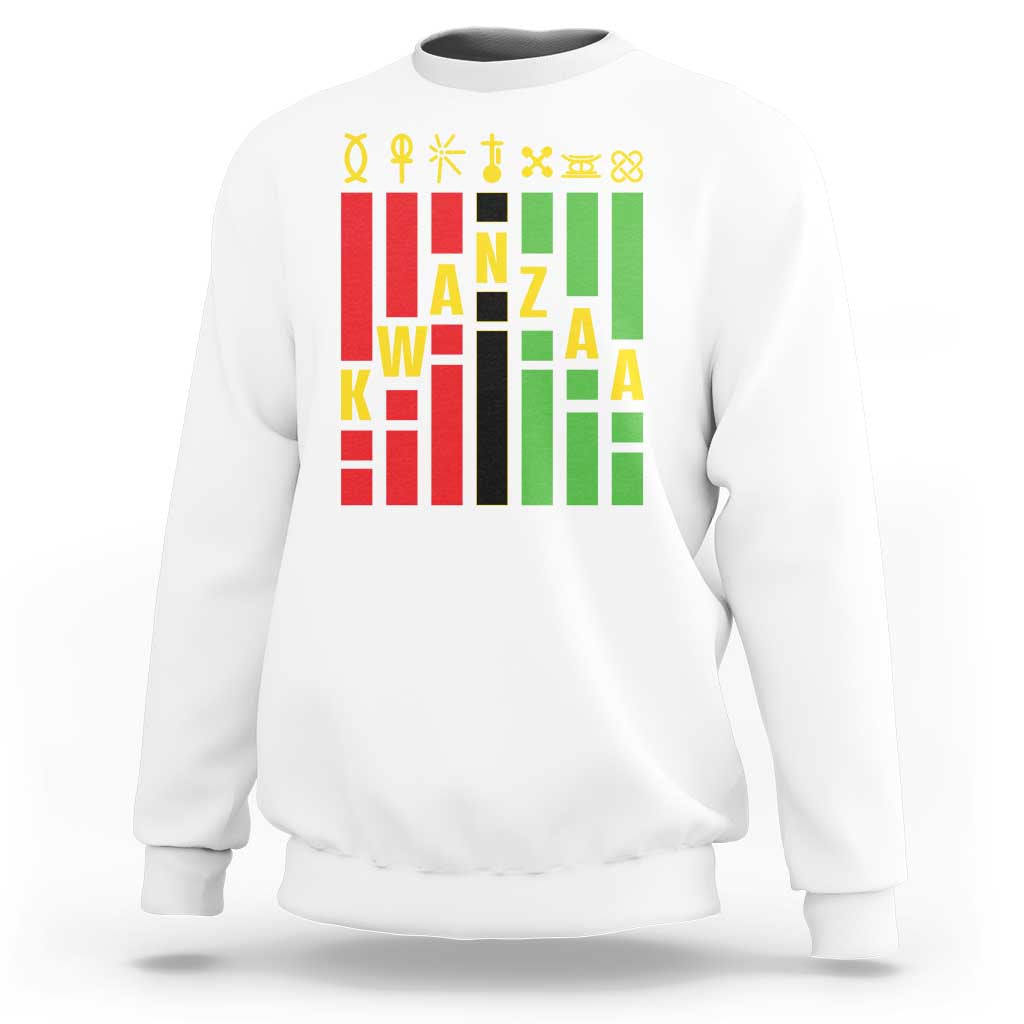 7 Principles Of Kwanzaa African American Sweatshirt - Wonder Print Shop