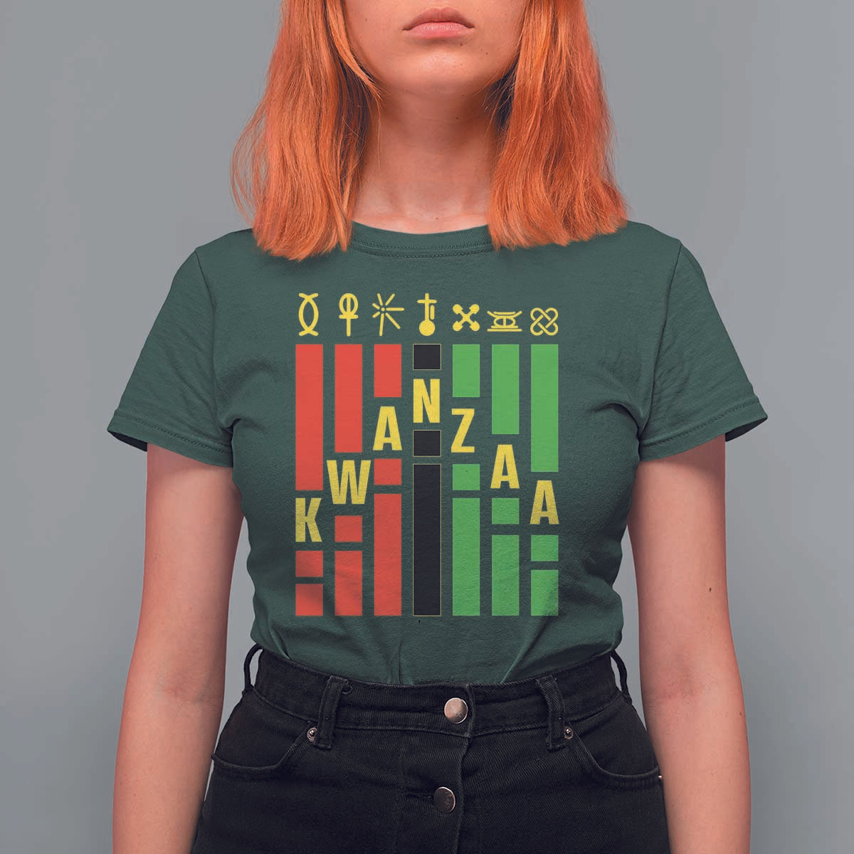 7 Principles Of Kwanzaa African American T Shirt For Women - Wonder Print Shop