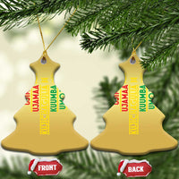 African American 7 Principles Of Kwanzaa Christmas Ornament - Wonder Print Shop