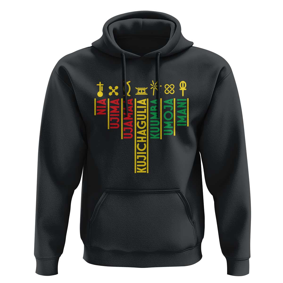 African American 7 Principles Of Kwanzaa Hoodie