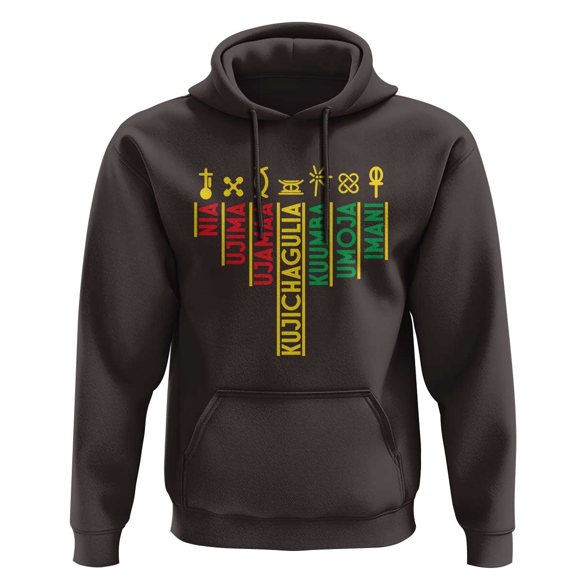 African American 7 Principles Of Kwanzaa Hoodie
