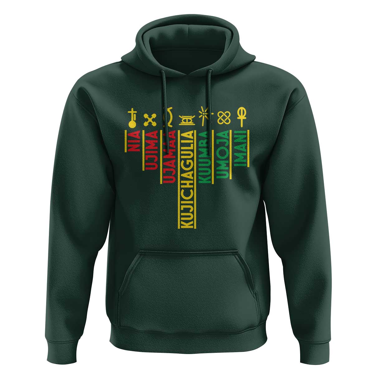 African American 7 Principles Of Kwanzaa Hoodie